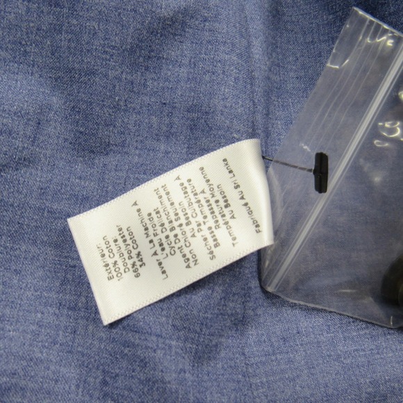 Talbots Blazer Womens 10 Blue Patchwork‎ Madras Plaid Cotton Two Button Lined - Picture 8 of 16